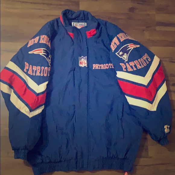 retro patriots jacket